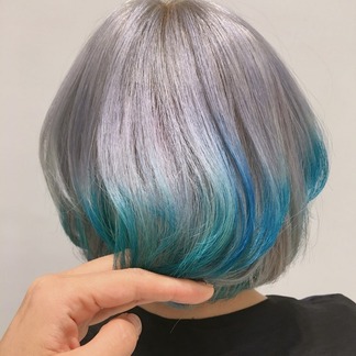 silver-blue color